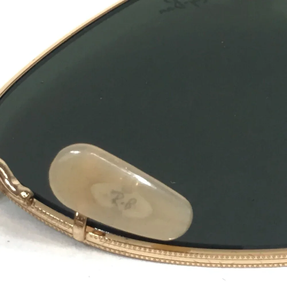 Ray-Ban Sunglasses RB3548-N 001 Polished Gold Hexagonal Frame Green Lenses 54 mm